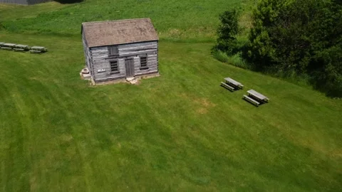 Old Fashioned Cabin Stock Footage 242799433