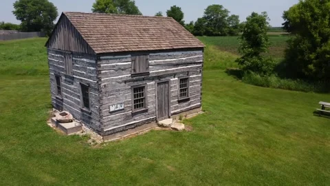 Old Fashioned Cabin House Stock Footage 242799438