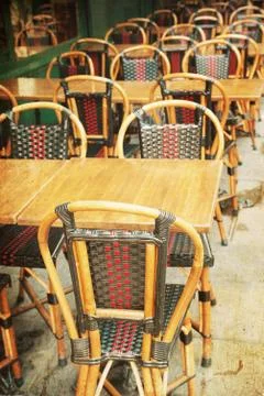 Old-fashioned cafe terrace 스톡 일러스트