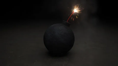 Old-fashioned Cannonball Bomb Vídeo Stock 337639586