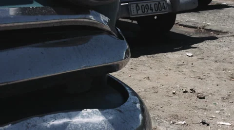 Old fashioned car Stock Footage 53538771