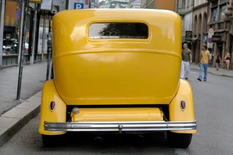 Old-fashioned car Stock Photos