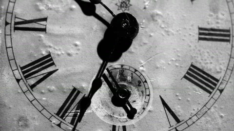 Old-fashioned clock 1 Stock Footage 496752