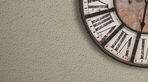 Old fashioned clock, timelapse  Video stock 55694824