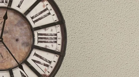 Old fashioned clock, timelapse  Video stock 55696151