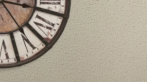 Old fashioned clock, timelapse  Video stock 55698346