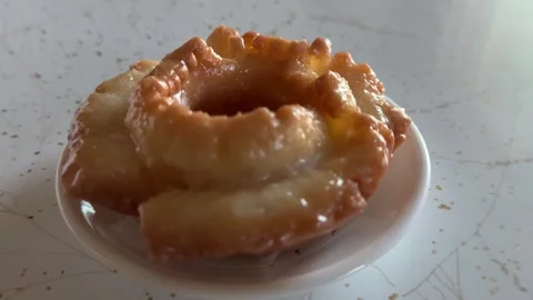 Old fashioned donut pastry Stock Footage 329011083