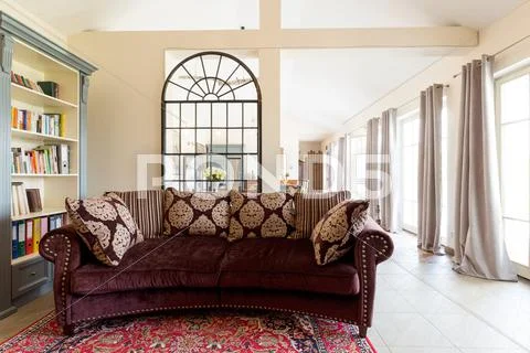 Old-Fashioned Elegant Living Room