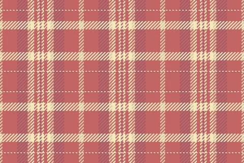 Old-fashioned fabric plaid vector, comfortable check seamless pattern. Slim.. Illustrazione stock