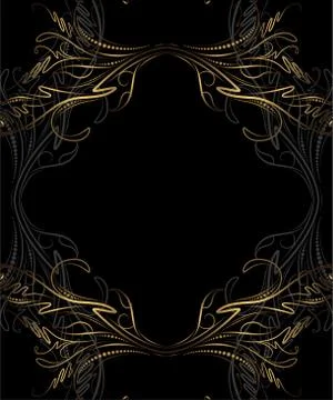 Old-fashioned frame. イラスト素材