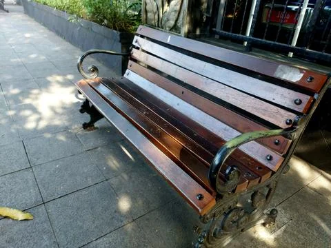 Old fashioned garden chairs Stock Photos