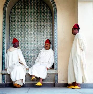 Old fashioned guards Stock Photos
