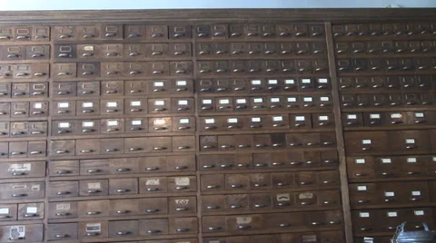 Old Fashioned Hardware Drawers Video stock 37759988