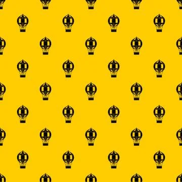 Old fashioned helium balloon pattern Stock Illustration