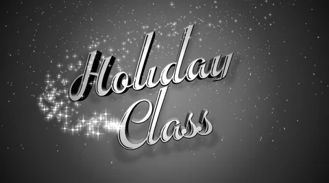 Old Fashioned Holiday Classic Title Page Stock Footage 54552626