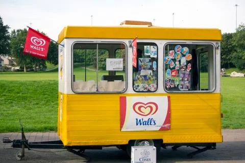 Old fashioned ice cream stand. Stock Photos