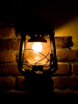Old fashioned lantern Stock Photos