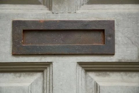 Old fashioned letter box. Stock Photos