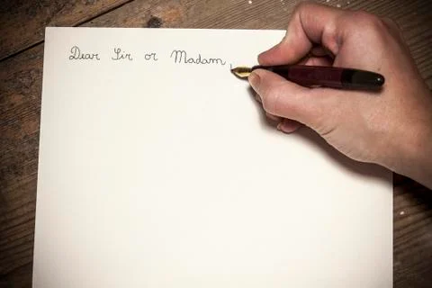 Old fashioned letter Stock Photos