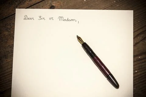 Old fashioned letter Stock Photos