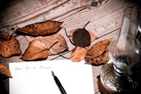 Old fashioned letter Stock Photos
