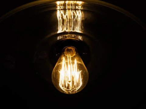 Old Fashioned Lightbulb Stock Photos
