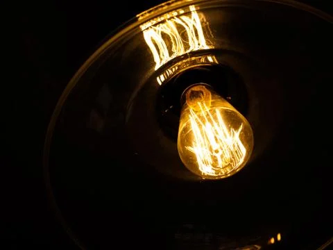 Old Fashioned Lightbulb Stock Photos