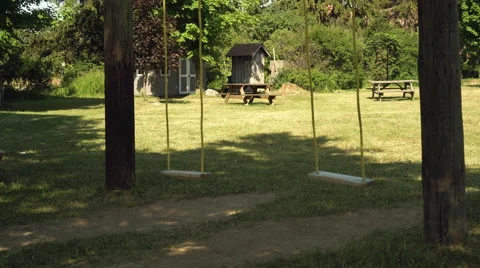 Old fashioned Outhouse in a Park Stock Footage 64567978