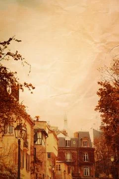 Old-fashioned paris 写真素材