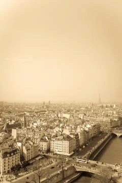 Old-fashioned paris Stock Photos