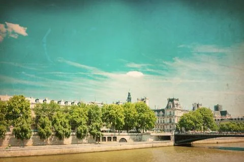 Old-fashioned paris Foto stock