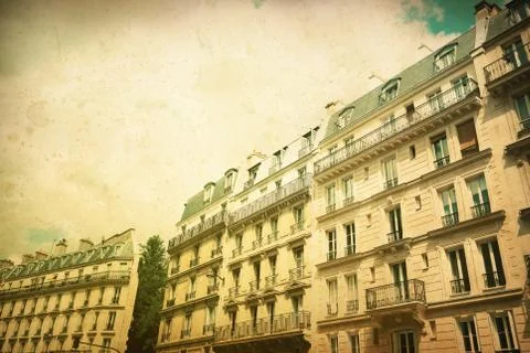 Old-fashioned paris 写真素材
