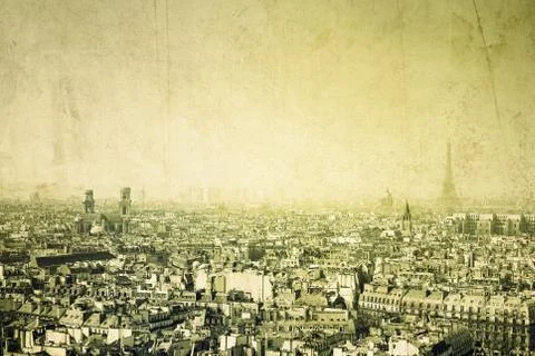 Old-fashioned paris 写真素材