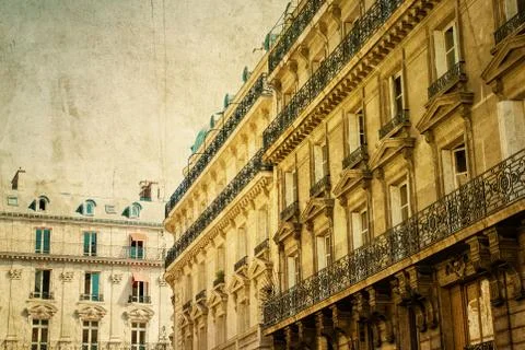 Old-fashioned paris 写真素材