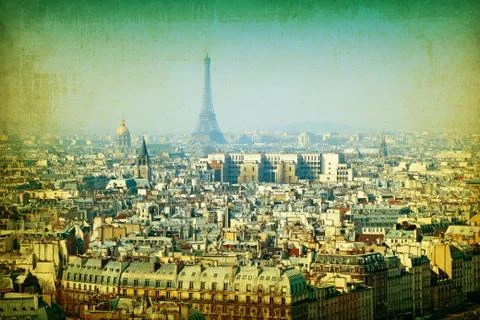 Old-fashioned paris 스톡 사진