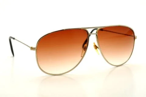 Old fashioned sun glasses Stock Photos