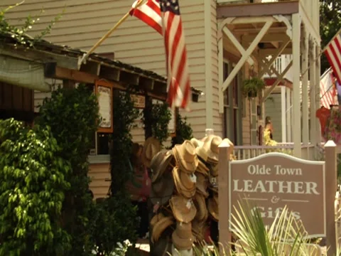 Old Fashioned Town Stock Footage 8695049