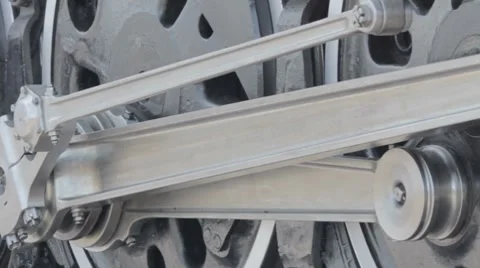 Old Fashioned Train Video stock 7899417