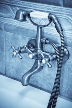 Old faucet Foto stock