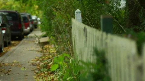 Old fence in fall 스톡 동영상 874652