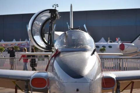 Old fighter jet Stock Photos