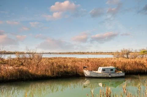 Old fihing boats. Foto stock