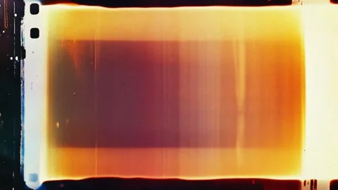 Old film analog background with flicker frames from optic film projector Stock Footage 297259376