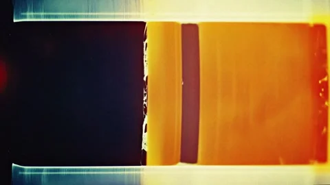 Old film analog background with flicker frames from optic film projector Stock Footage 297259457
