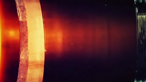 Old film analog background with flicker frames from optic film projector Stock Footage 297259830