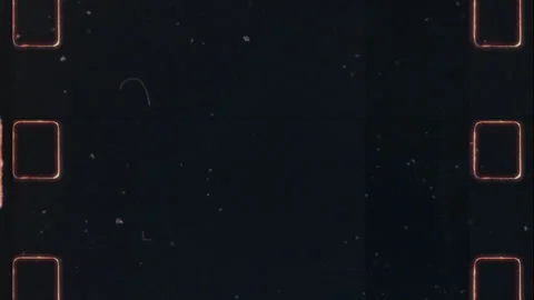 Old film burning effect with light leaks transition overlay Stock Footage 310875044