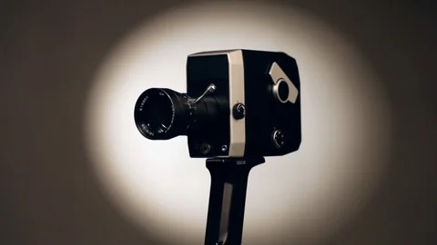 Old film camera. Stock Footage 91864323