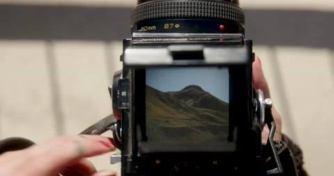 Old film camera Stock Footage 232137931