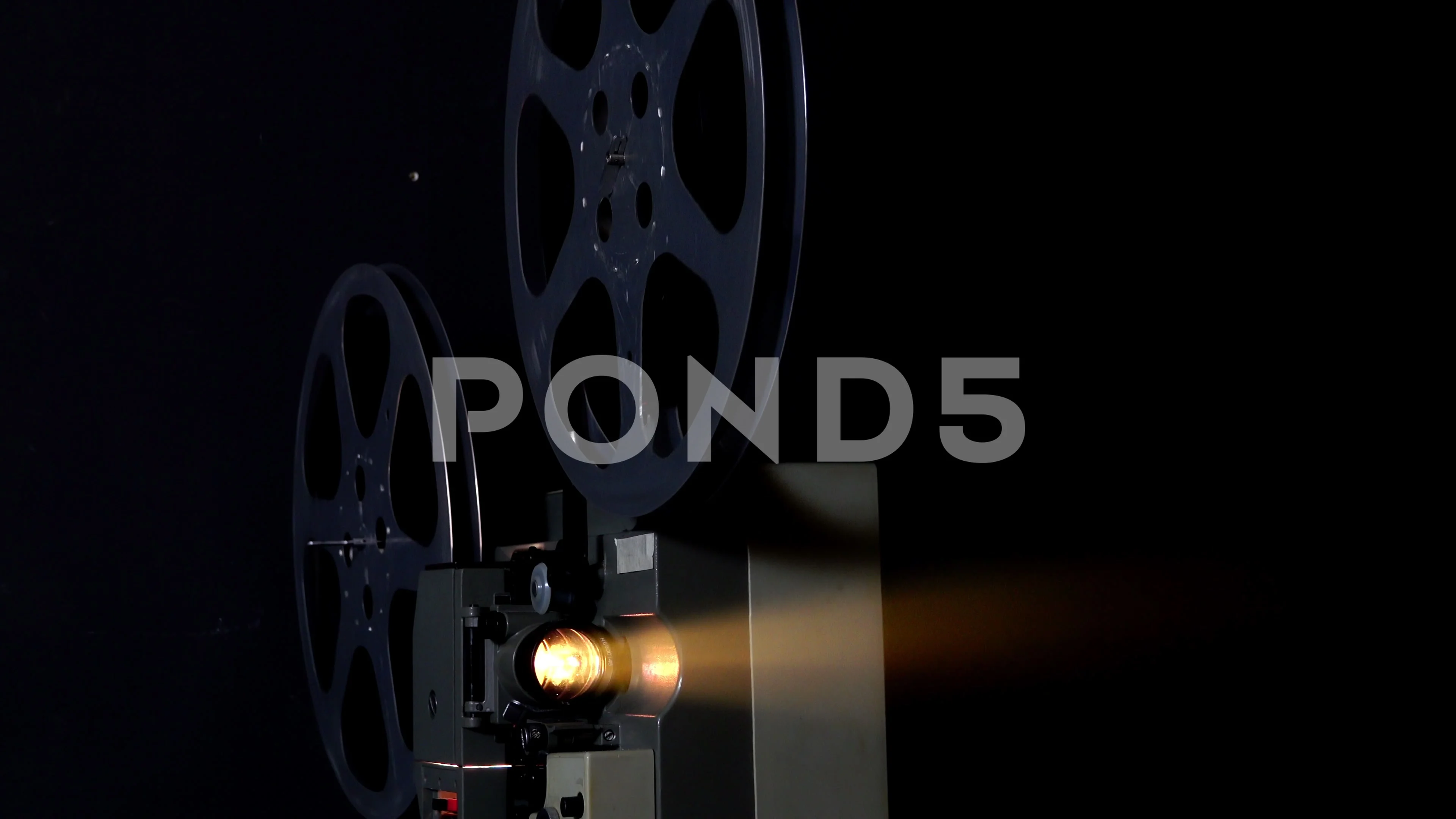 Old Film Camera, Reel drag in the film , Stock Video