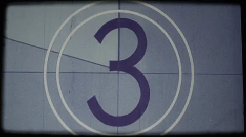 Old Film Countdown 動画素材 32516112